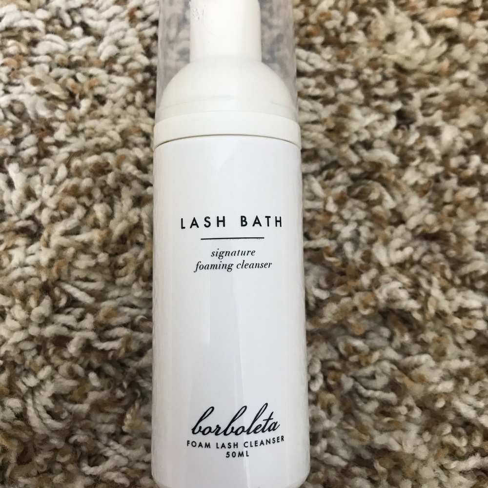 eyelash extension wash